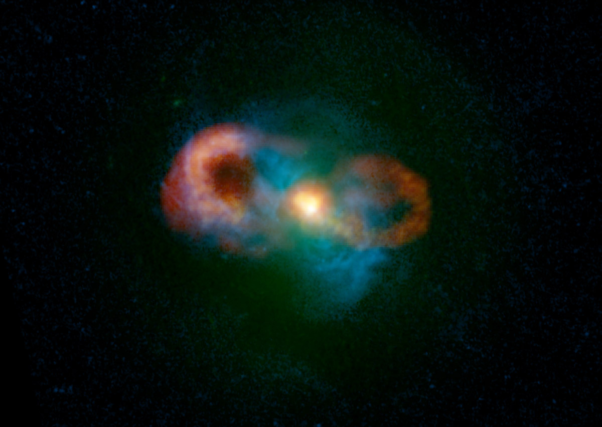 VLA Finds Unexpected “Storm” at Galaxy’s Core