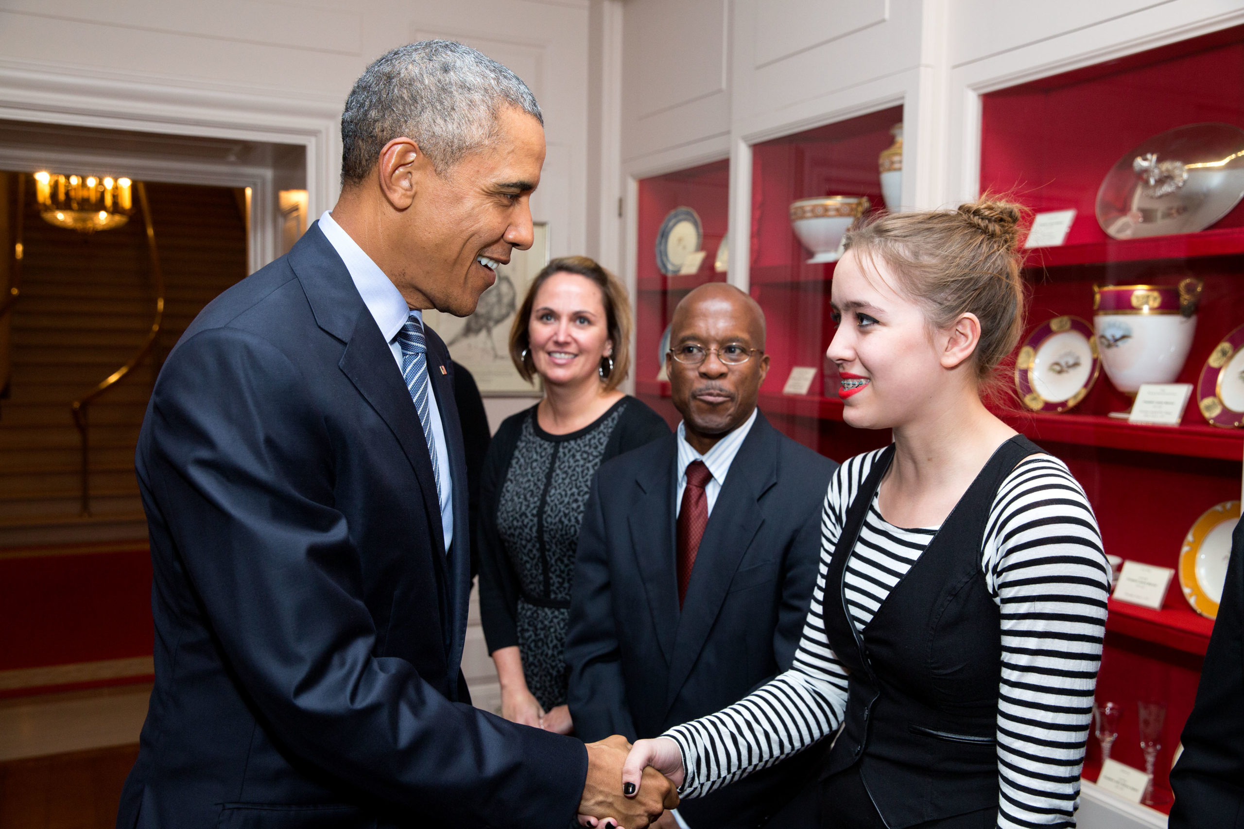 PING Student Meets President Obama
