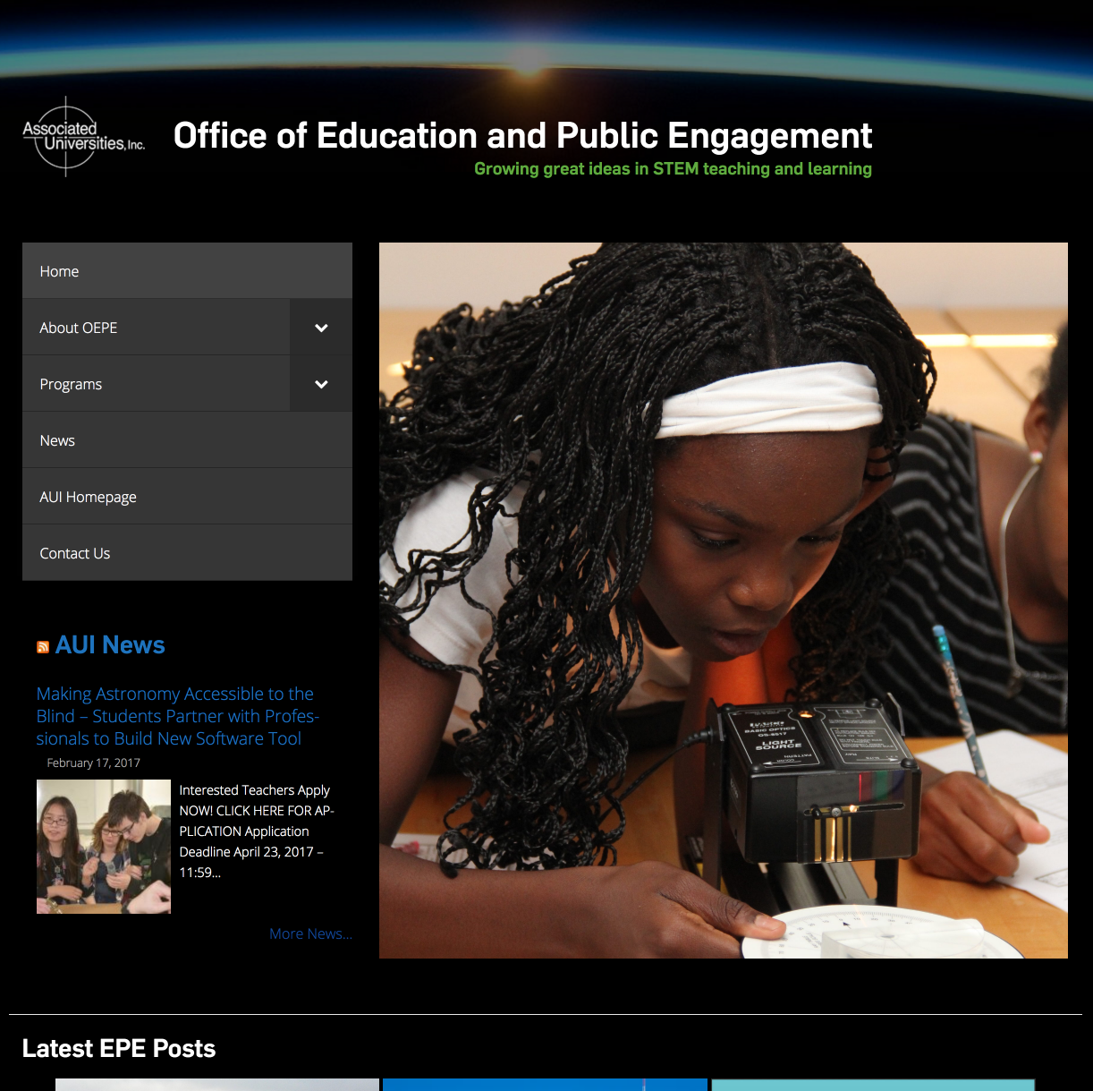 New STEM Education site launch!