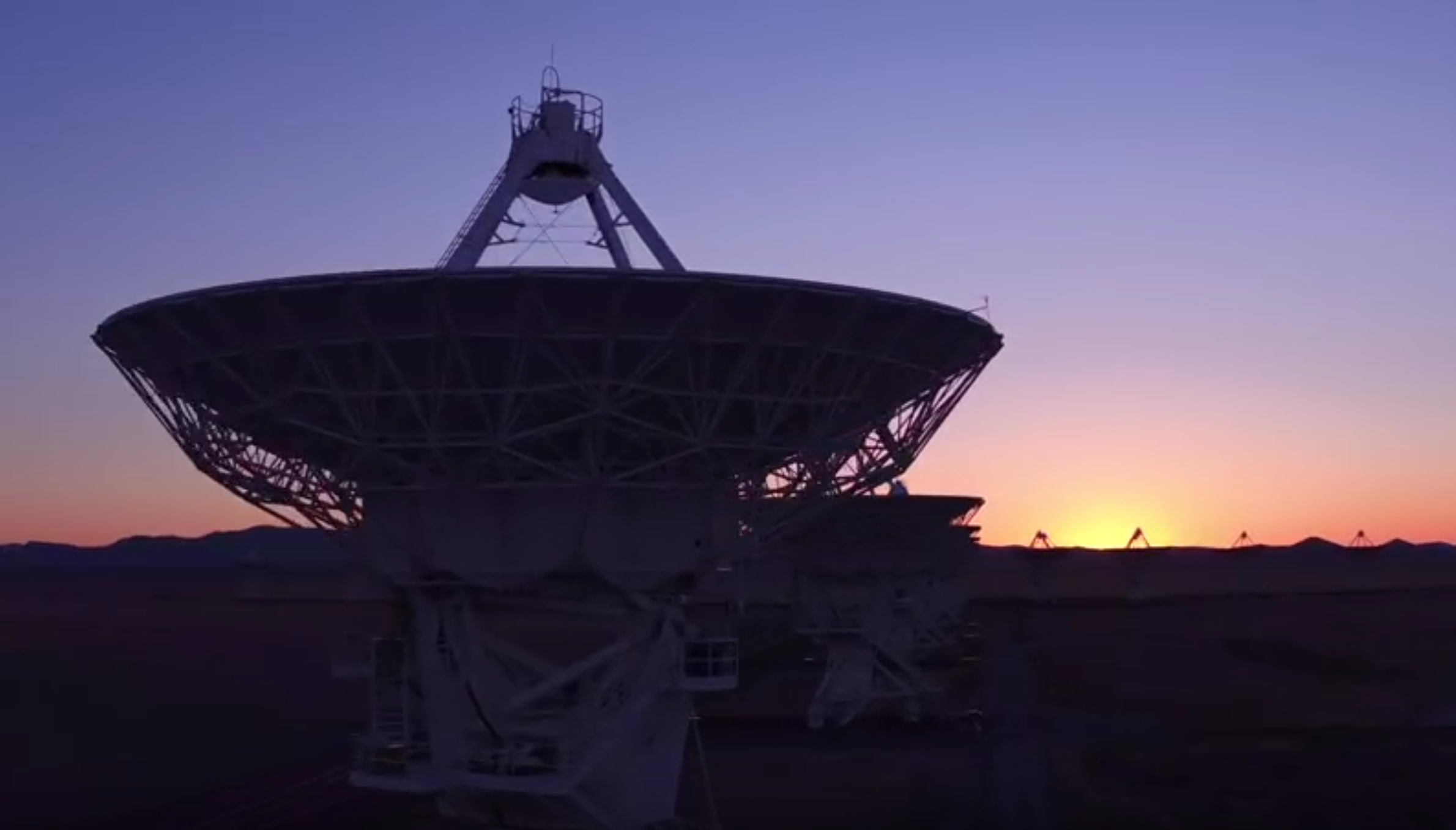 Drone Footage of the VLA