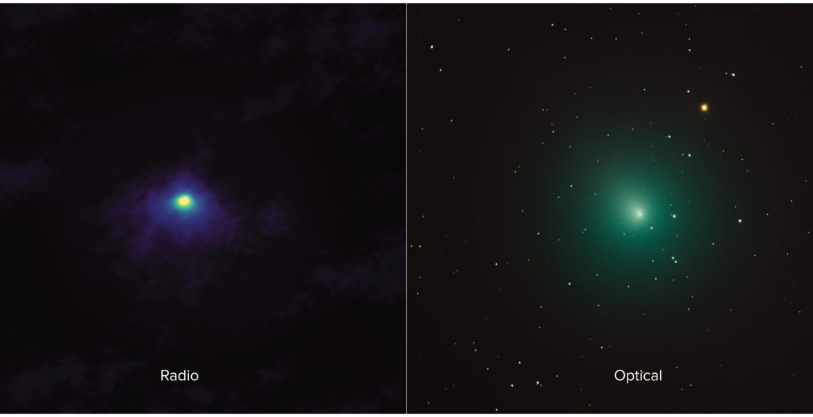 Image Release: ALMA Gives Passing Comet Its Close-up