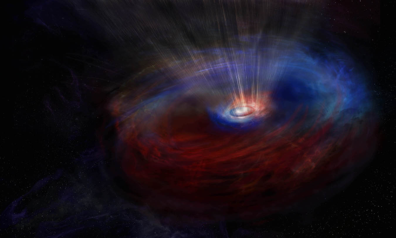 Going Against the Flow Around a Supermassive Black Hole