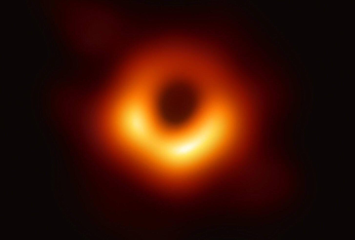 Black hole captured by the Event Horizon Telescope (EHT)