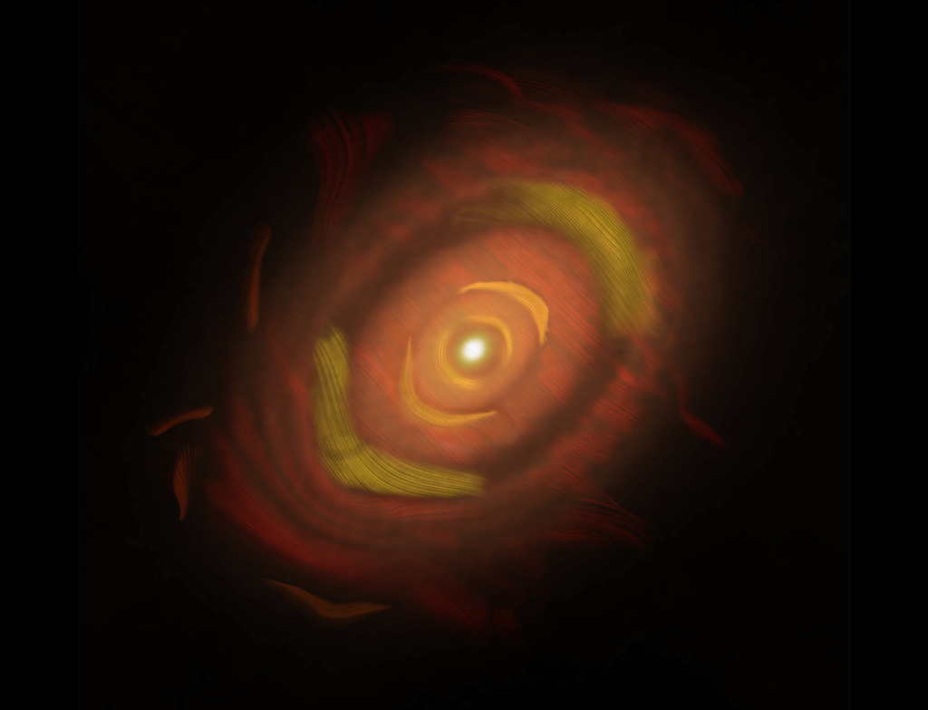 ALMA Observation of Young Star Reveals Details of Dust Grains