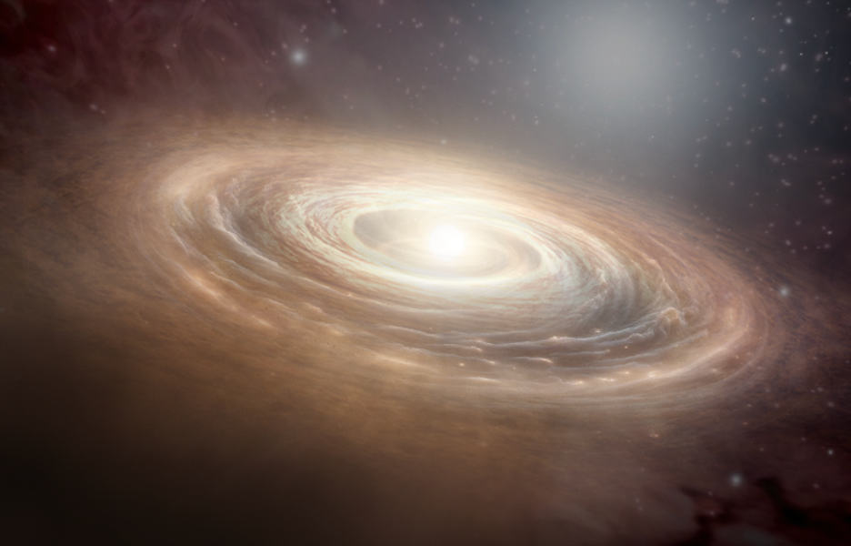 Artist’s concept of protoplanetary disk