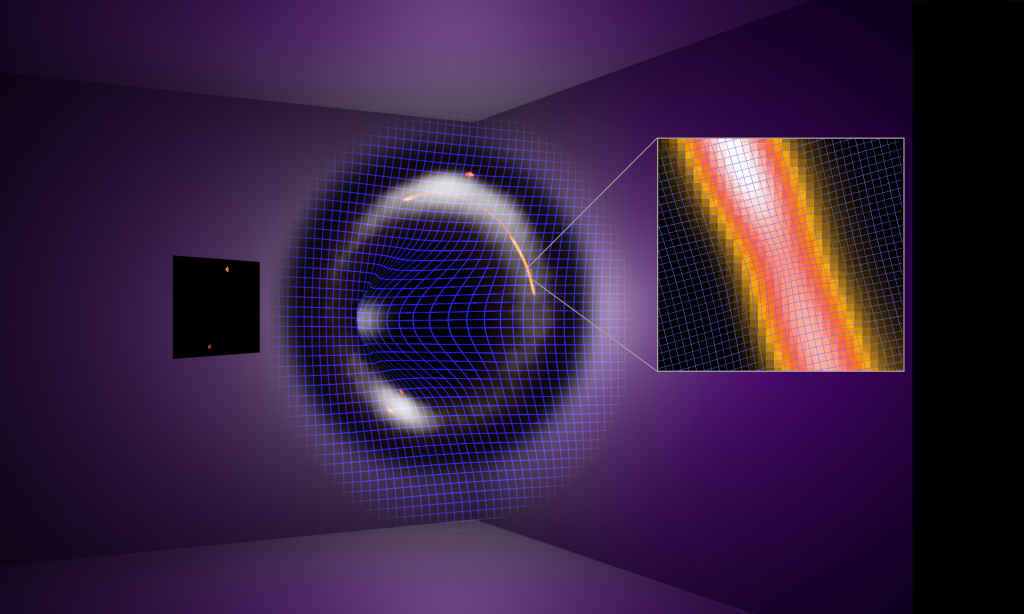 Digital illustration of dark matter